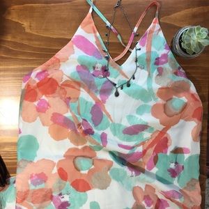 NWT Lulus Maxi Dress Size Small Multi Color